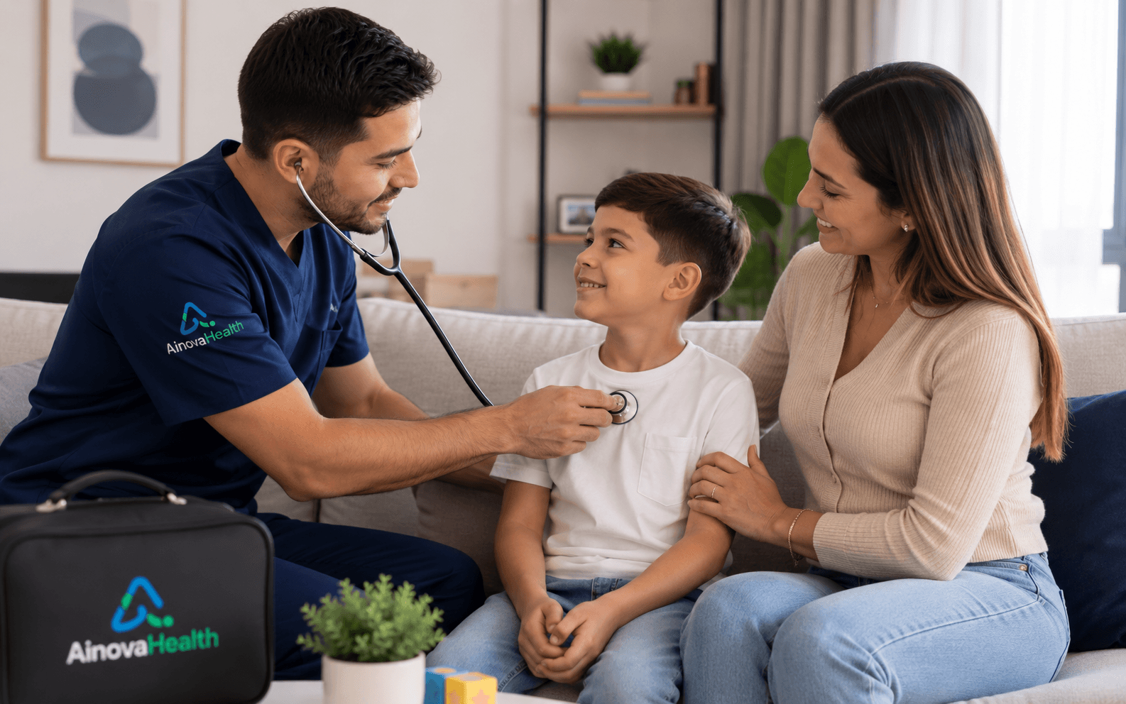 Atención pediátrica a domicilio AinovaHealth